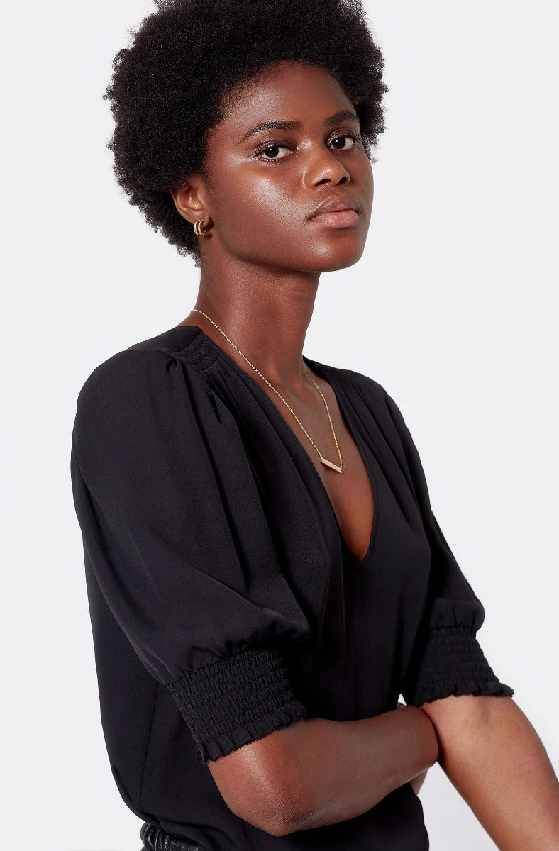 Joie Karemele Short Sleeve Silk Top - Image 2