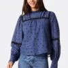 Joie Duras Long Sleeve Cotton Top