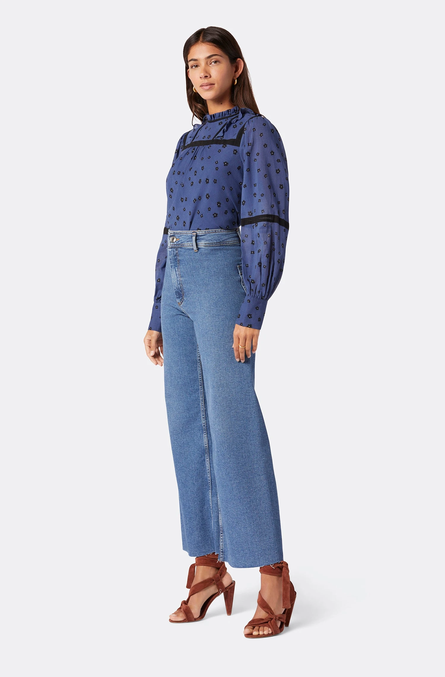 Joie Duras Long Sleeve Cotton Top - Image 4