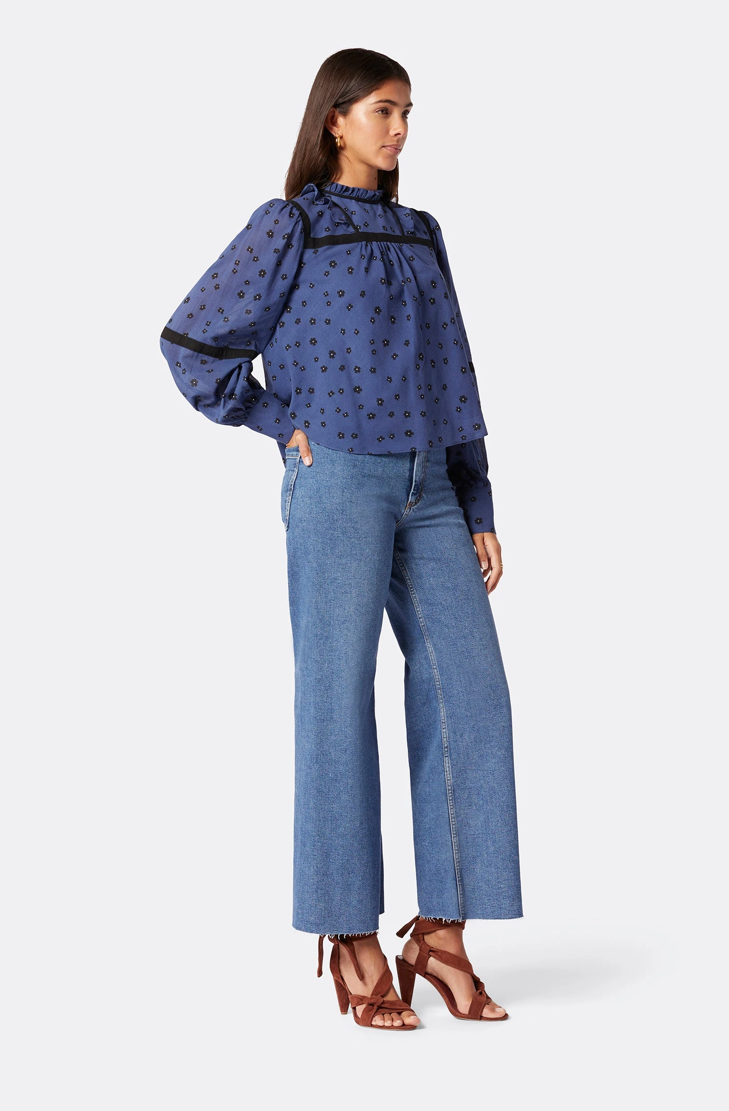 Joie Duras Long Sleeve Cotton Top - Image 5
