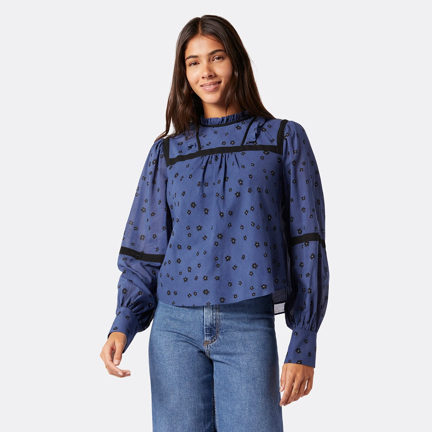 Joie Duras Long Sleeve Cotton Top - Image 7