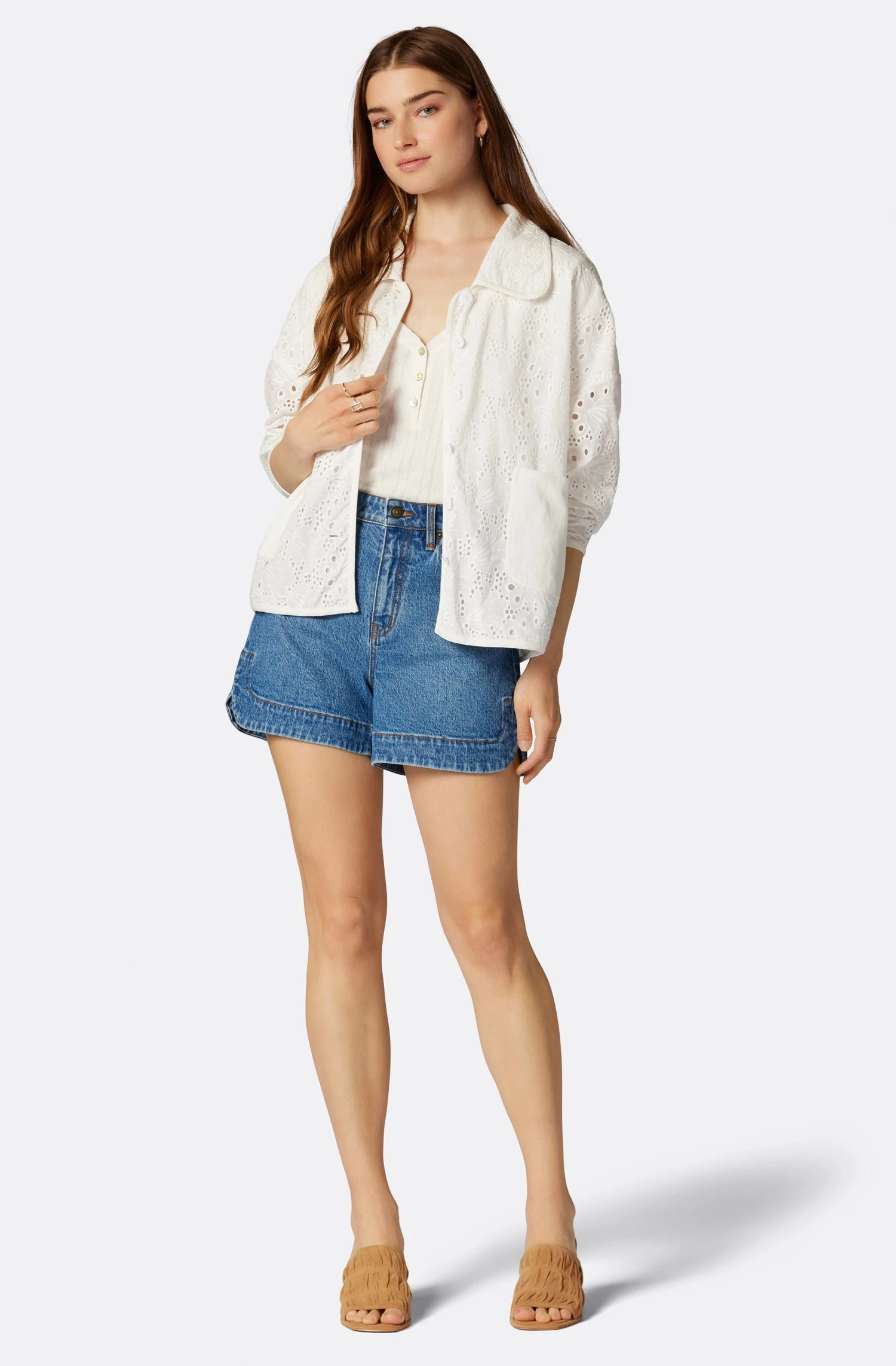 Joie Sofya Cotton Long Sleeve Top - Image 3