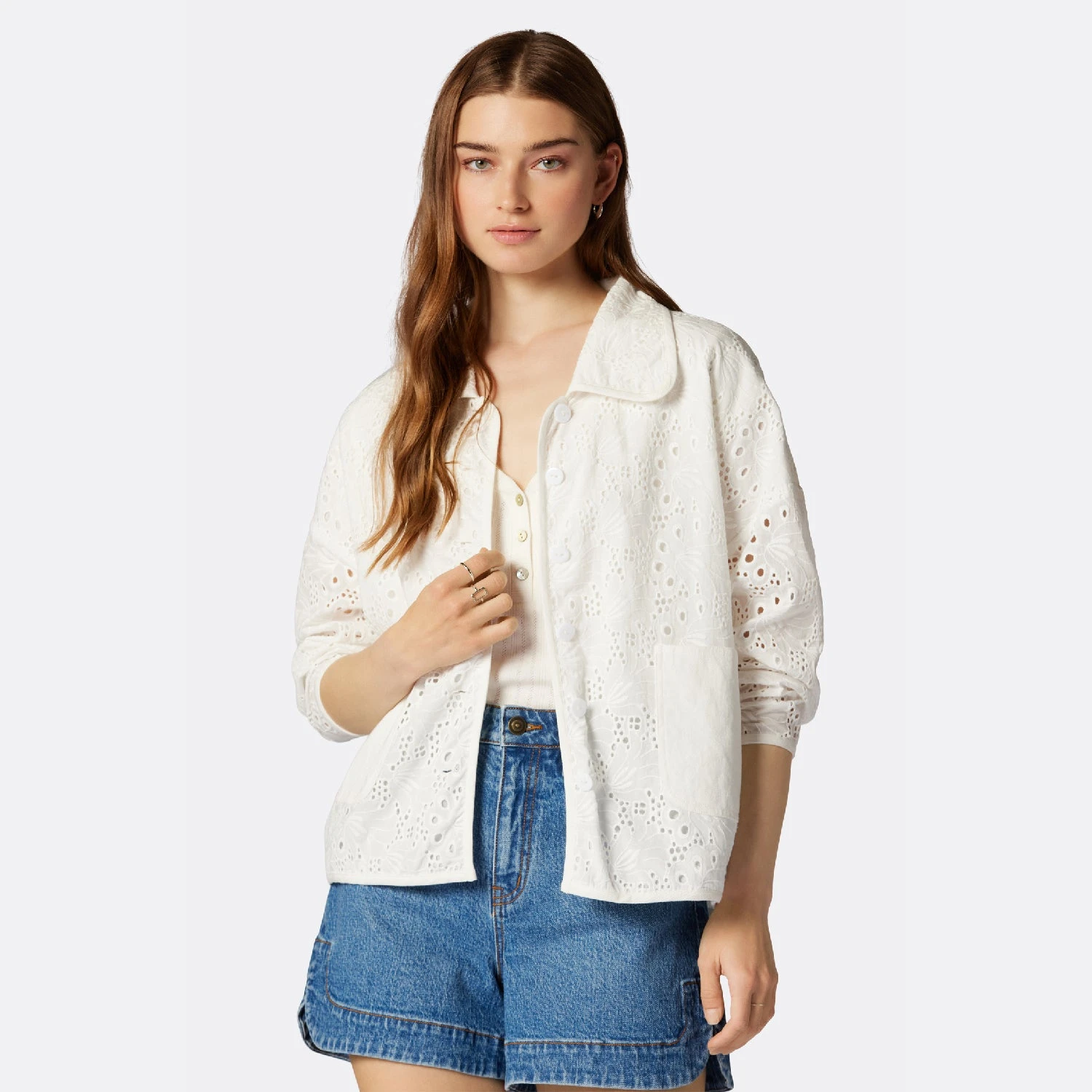 Joie Sofya Cotton Long Sleeve Top - Image 6