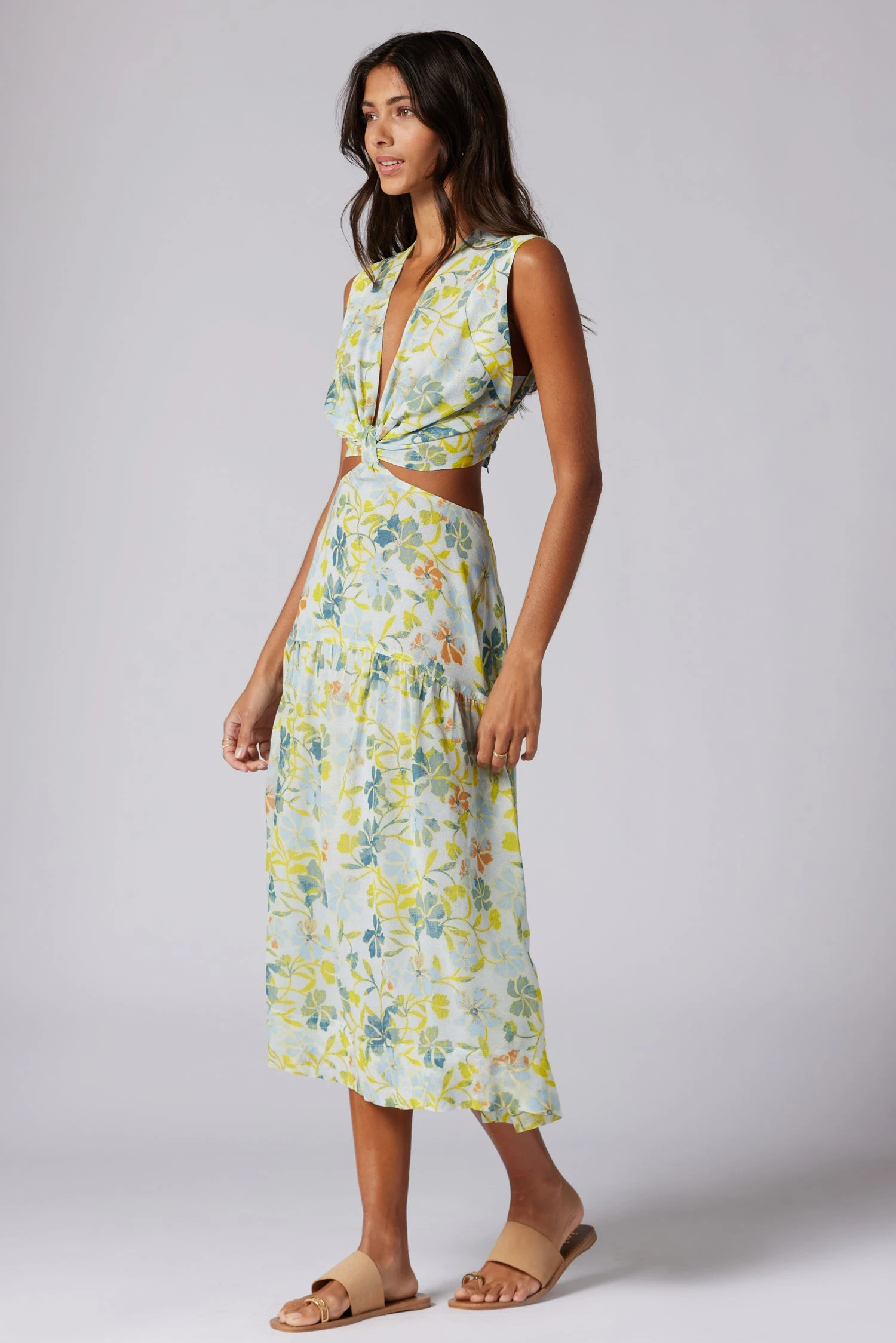 Joie Maeve Midi Silk Dress - Image 3