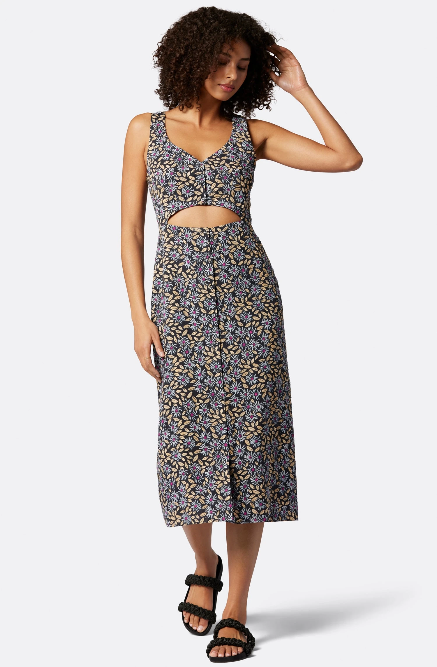 Joie Paige Cotton Midi Dress