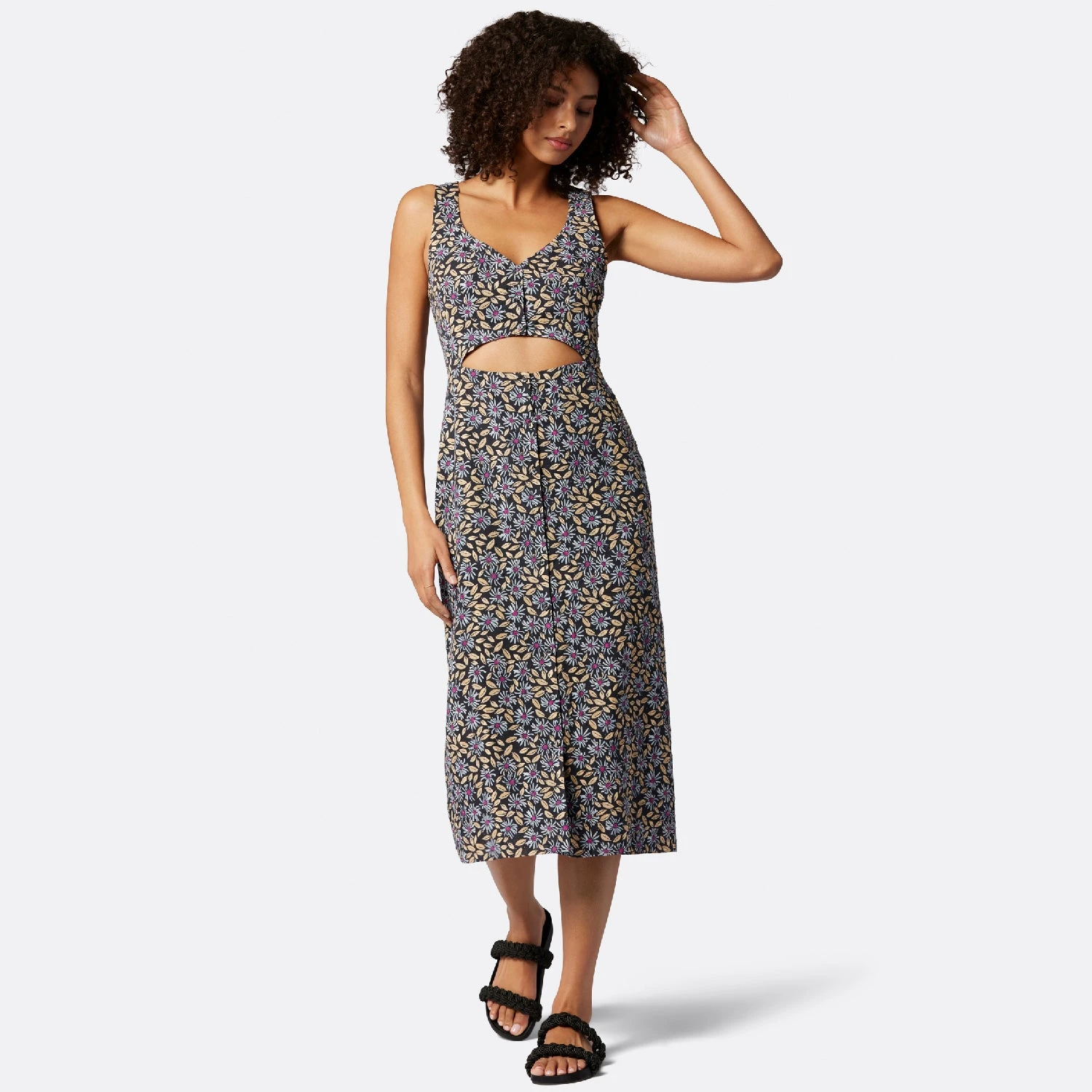 Joie Paige Cotton Midi Dress - Image 4