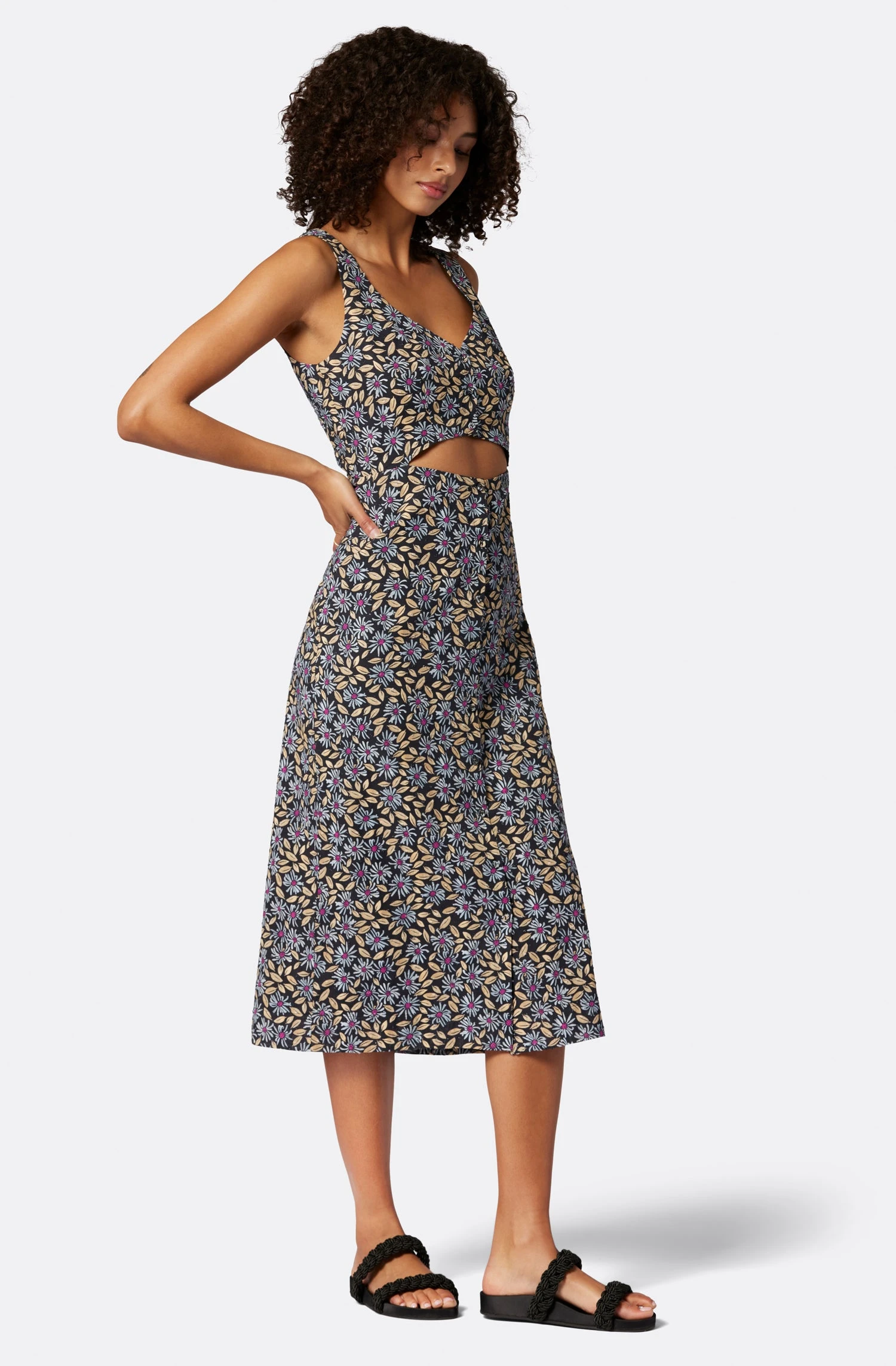 Joie Paige Cotton Midi Dress - Image 2