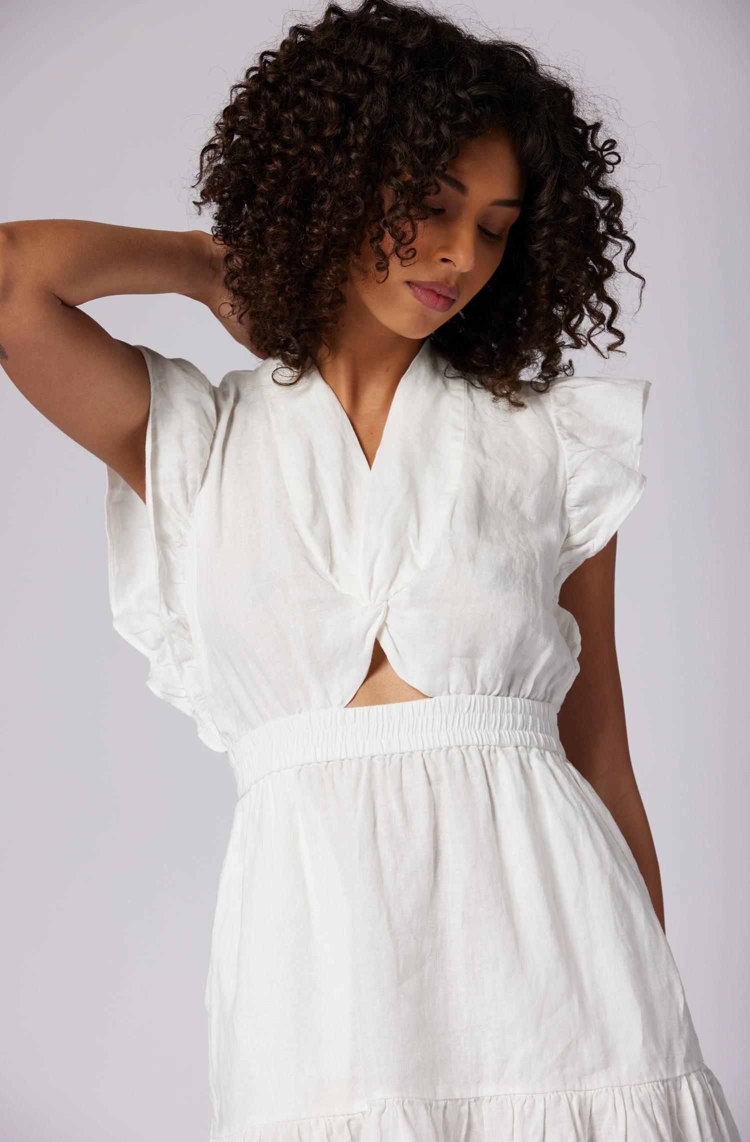 Joie Stevie Mini Linen Dress - Image 2