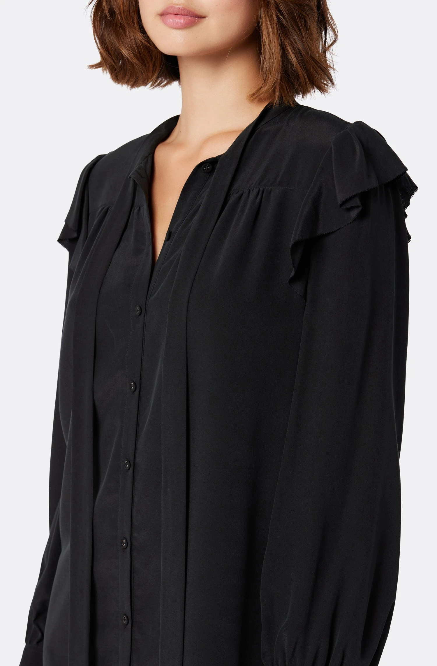 Joie Eloise Mini Silk Dress - Image 3