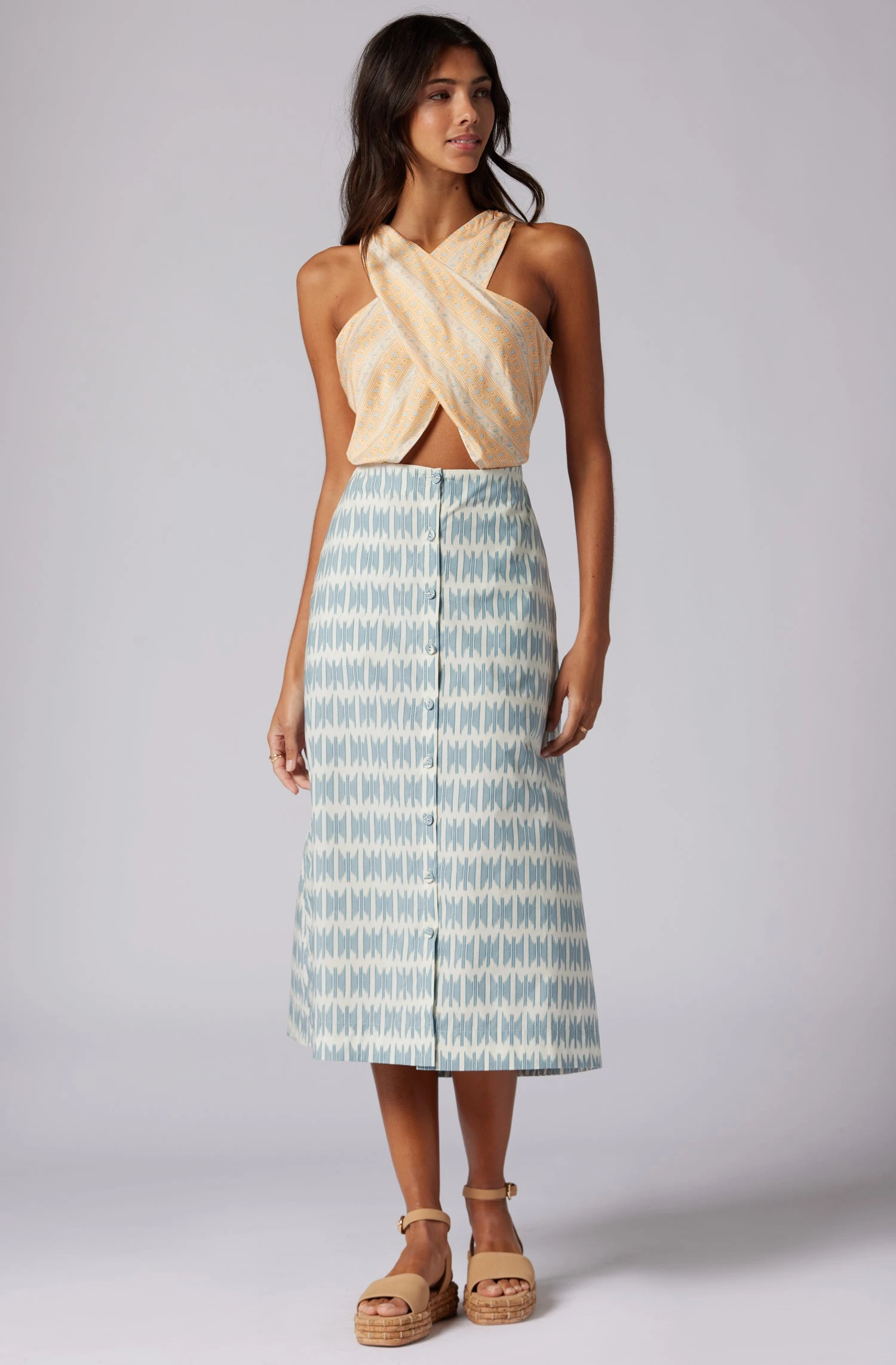 Joie Flippa Midi Cotton Dress