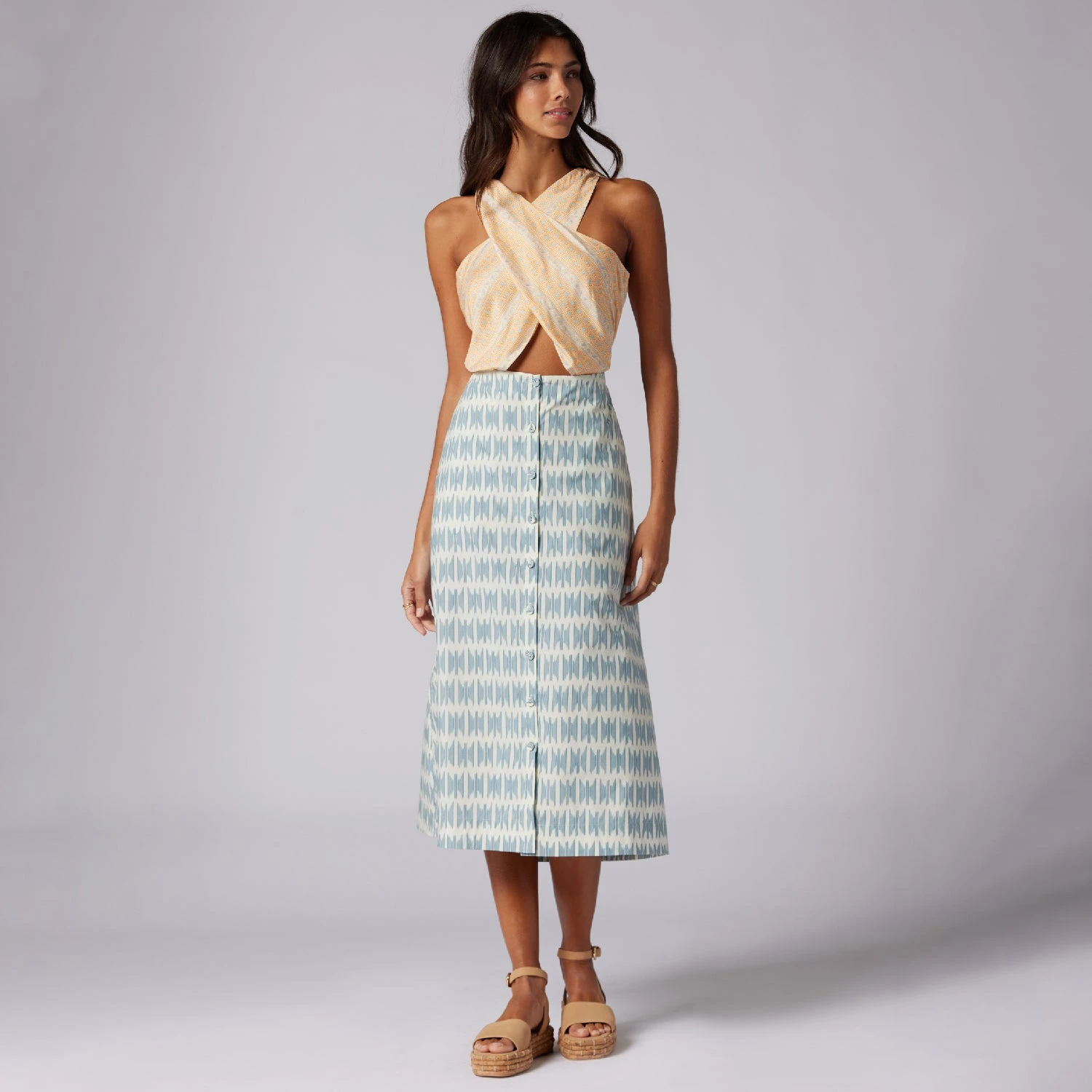 Joie Flippa Midi Cotton Dress - Image 5