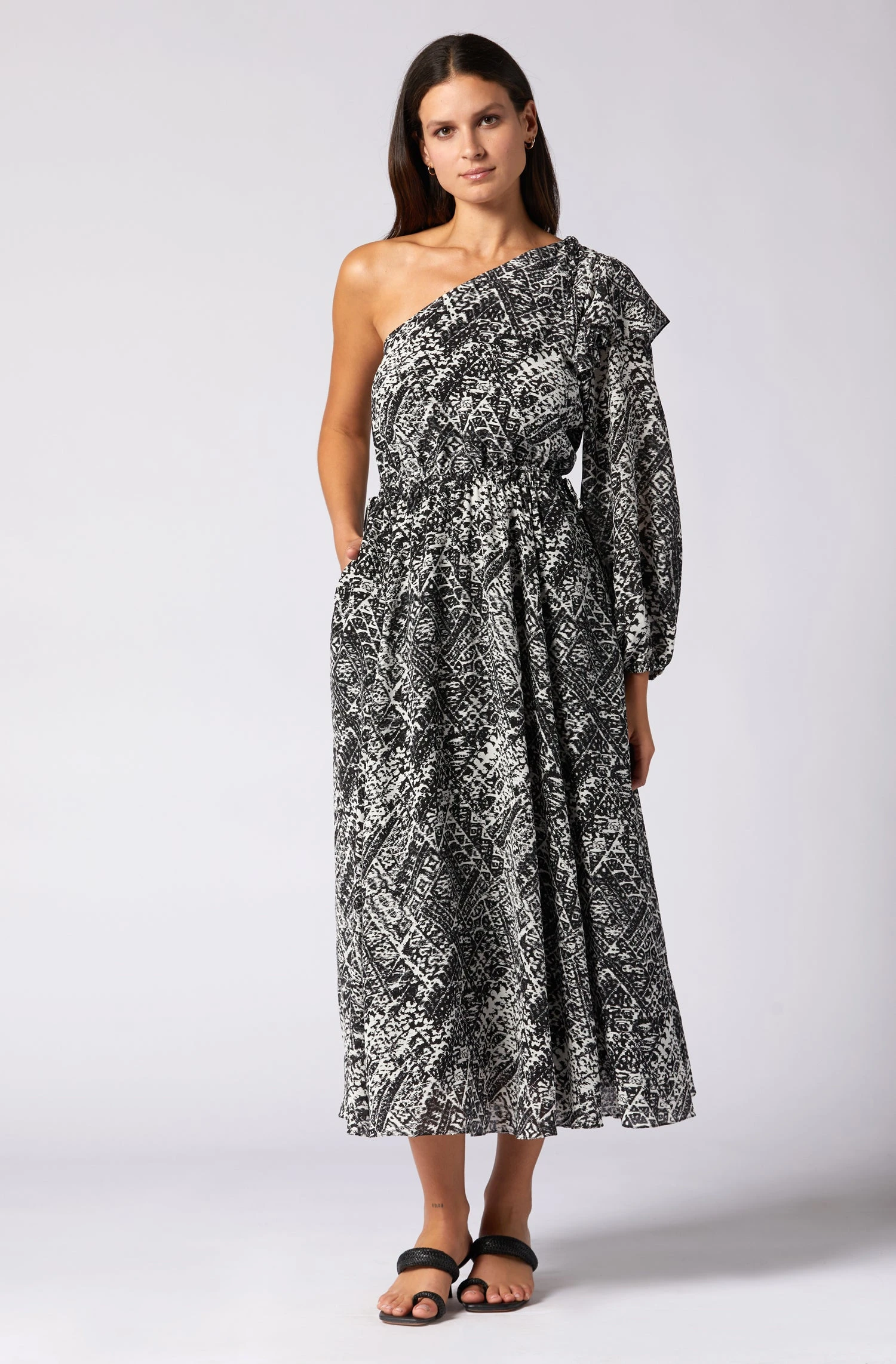 Joie June Midi Silk Dress