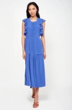 Joie Polly Midi Silk Dress