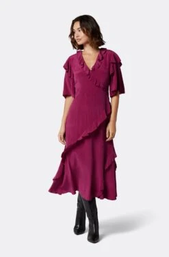 Joie Ambroise Midi Silk Dress