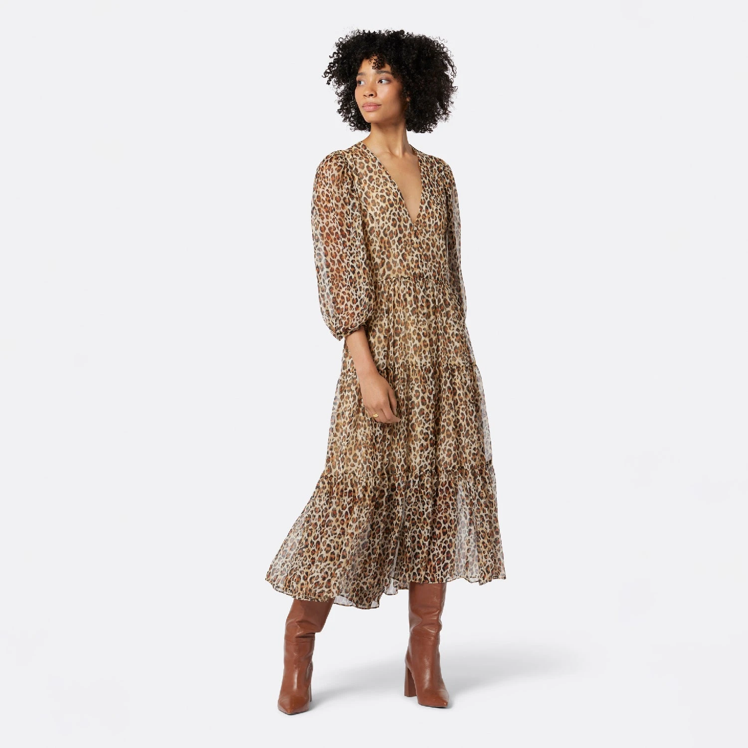 Joie Tobey Silk Maxi Dress - Image 7