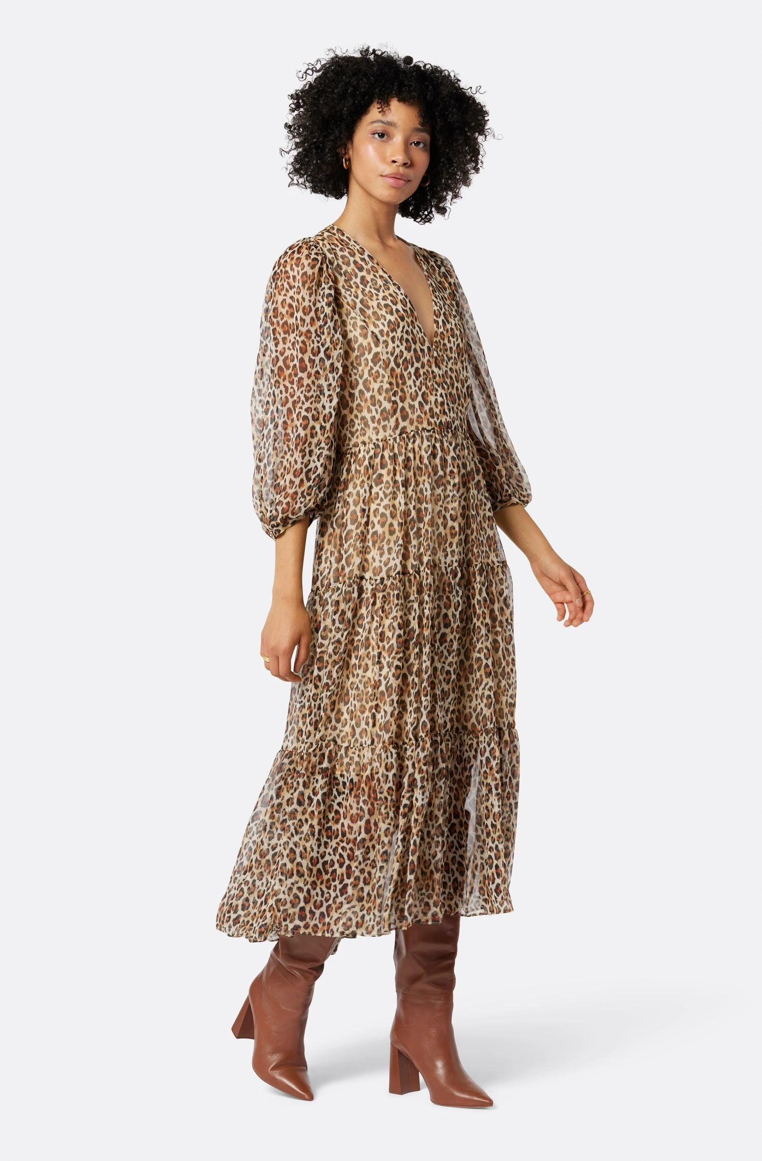 Joie Tobey Silk Maxi Dress - Image 5