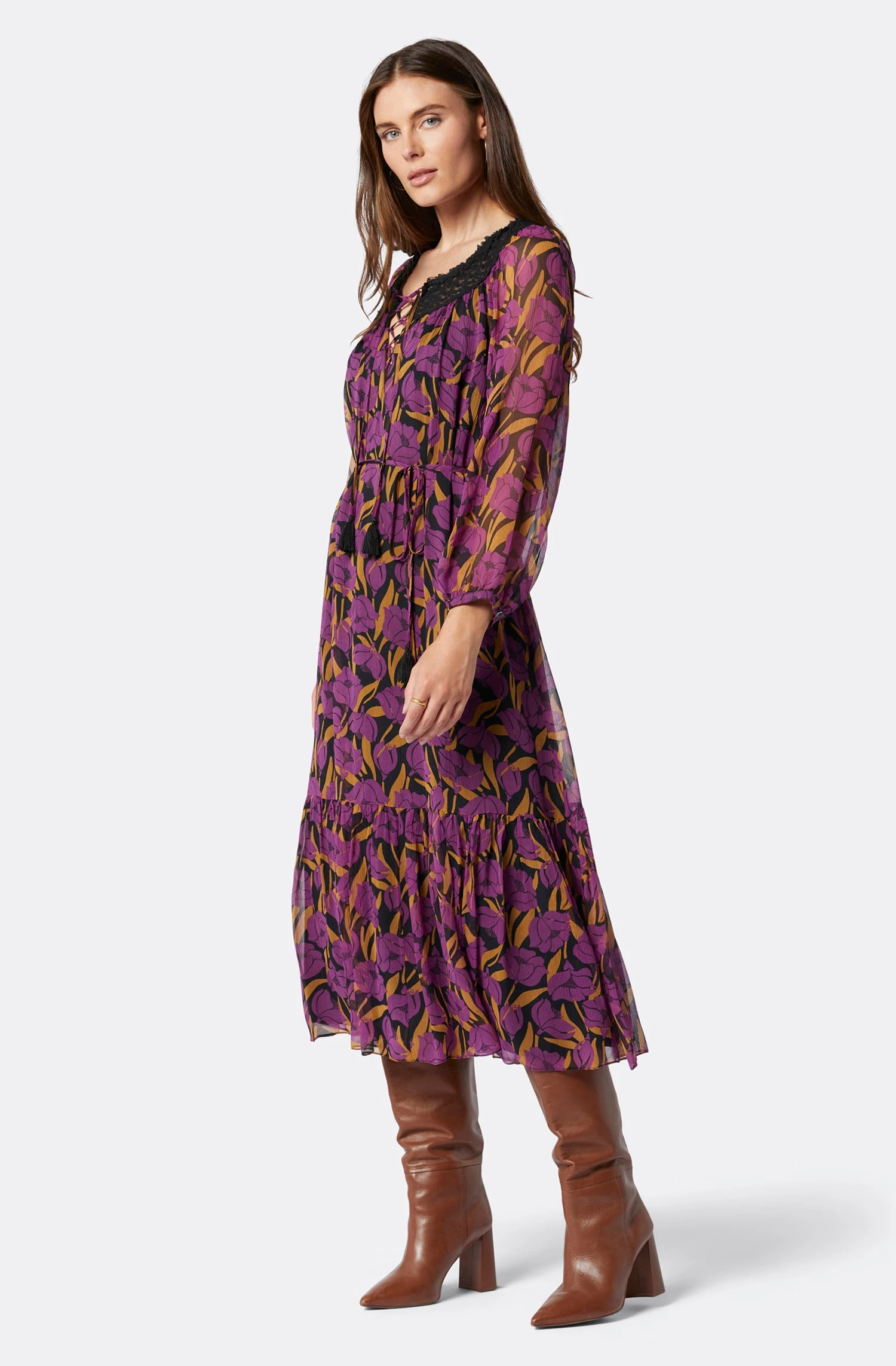 Joie Arioste Midi Silk Dress - Image 5