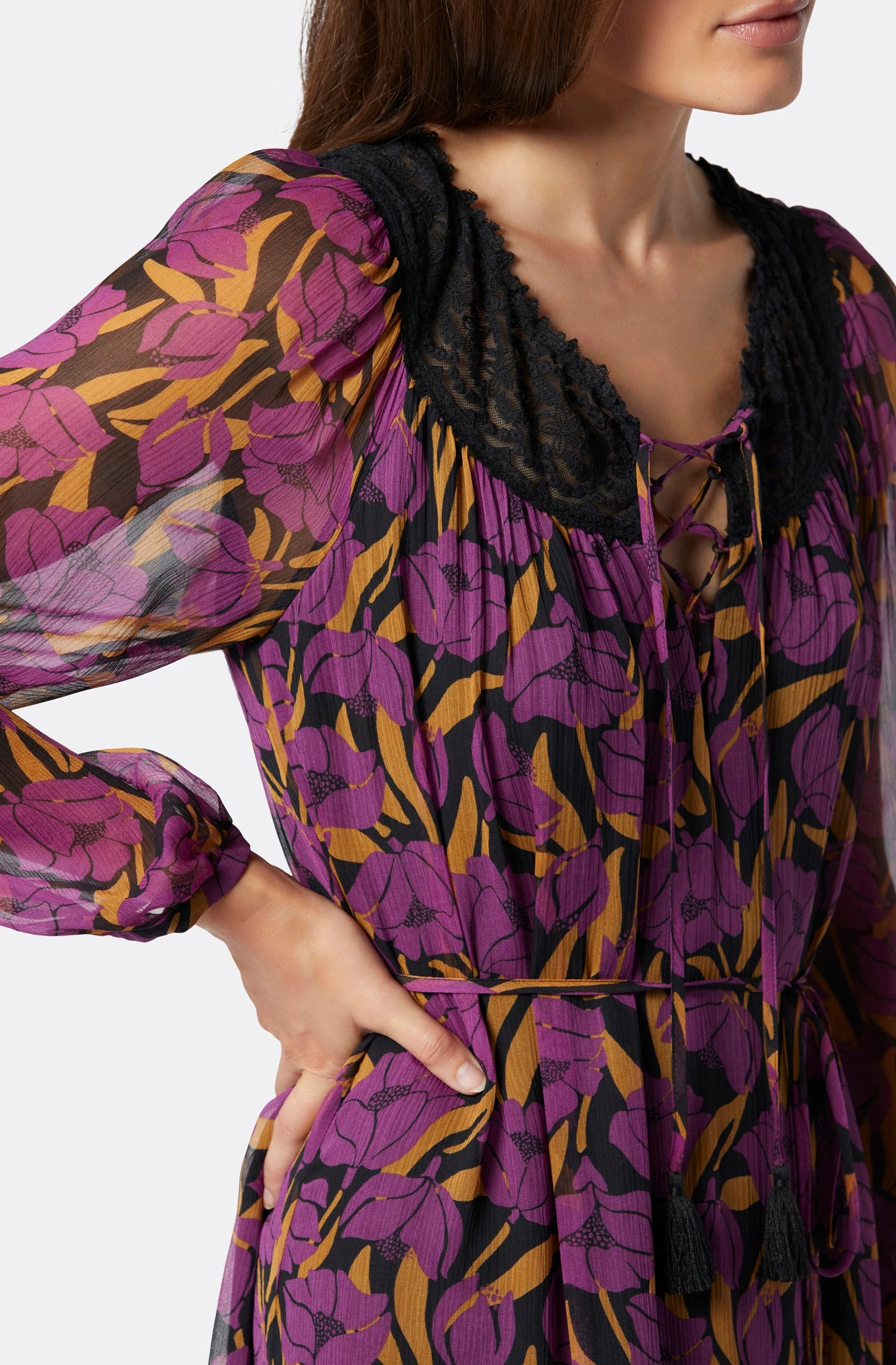 Joie Arioste Midi Silk Dress - Image 3