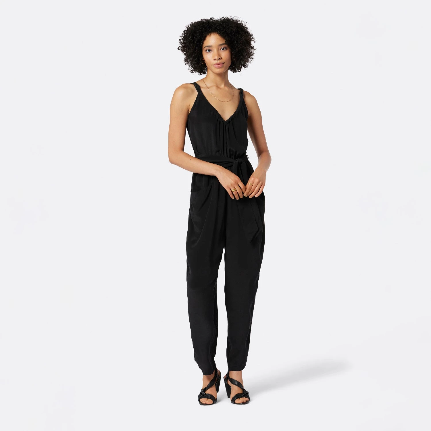 Joie Vernet Silk Jumpsuit - Image 7
