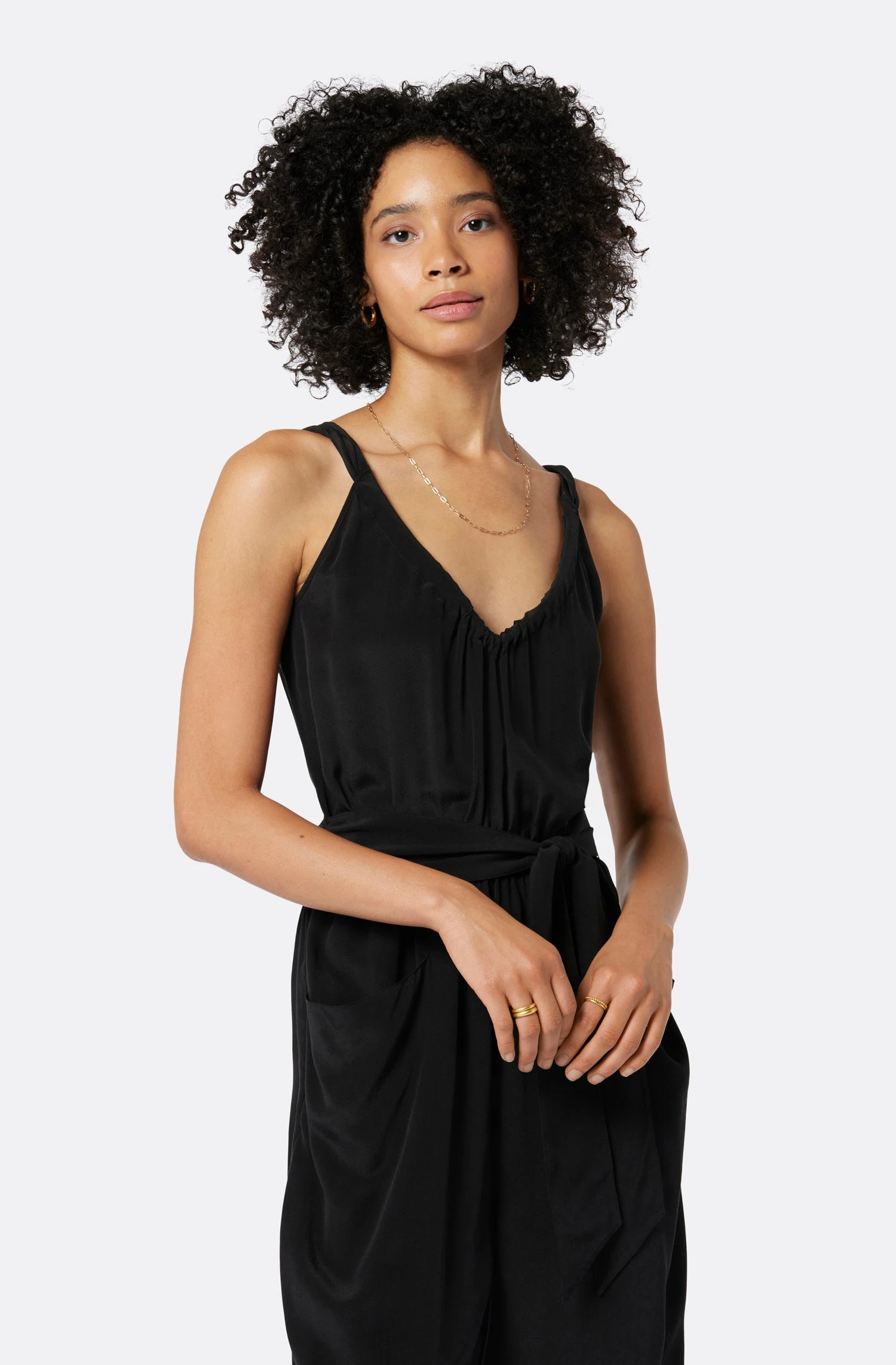 Joie Vernet Silk Jumpsuit - Image 4