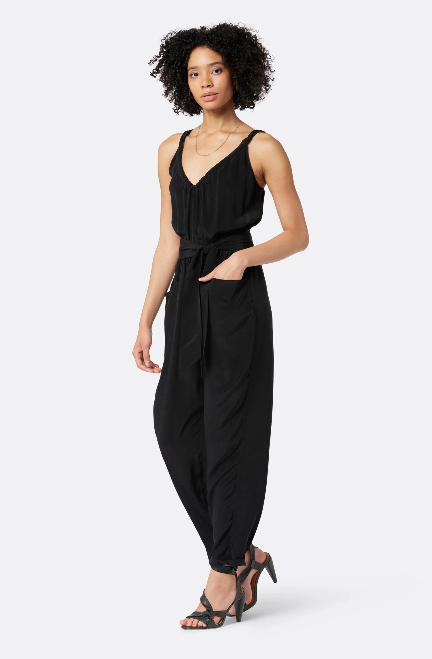 Joie Vernet Silk Jumpsuit - Image 3