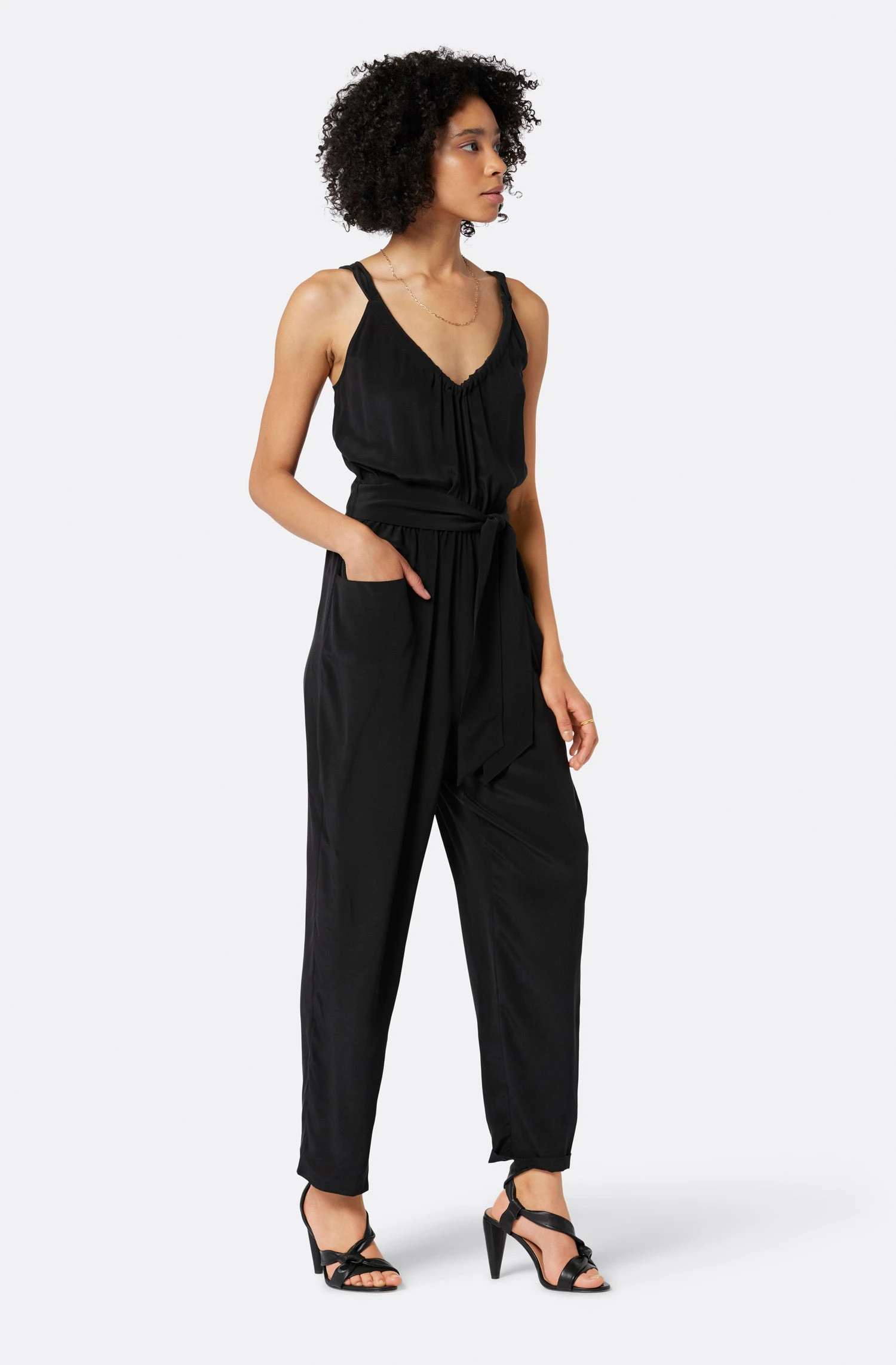 Joie Vernet Silk Jumpsuit - Image 5