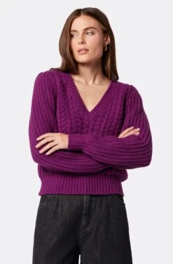 Joie Menara V-Neck Wool Sweater