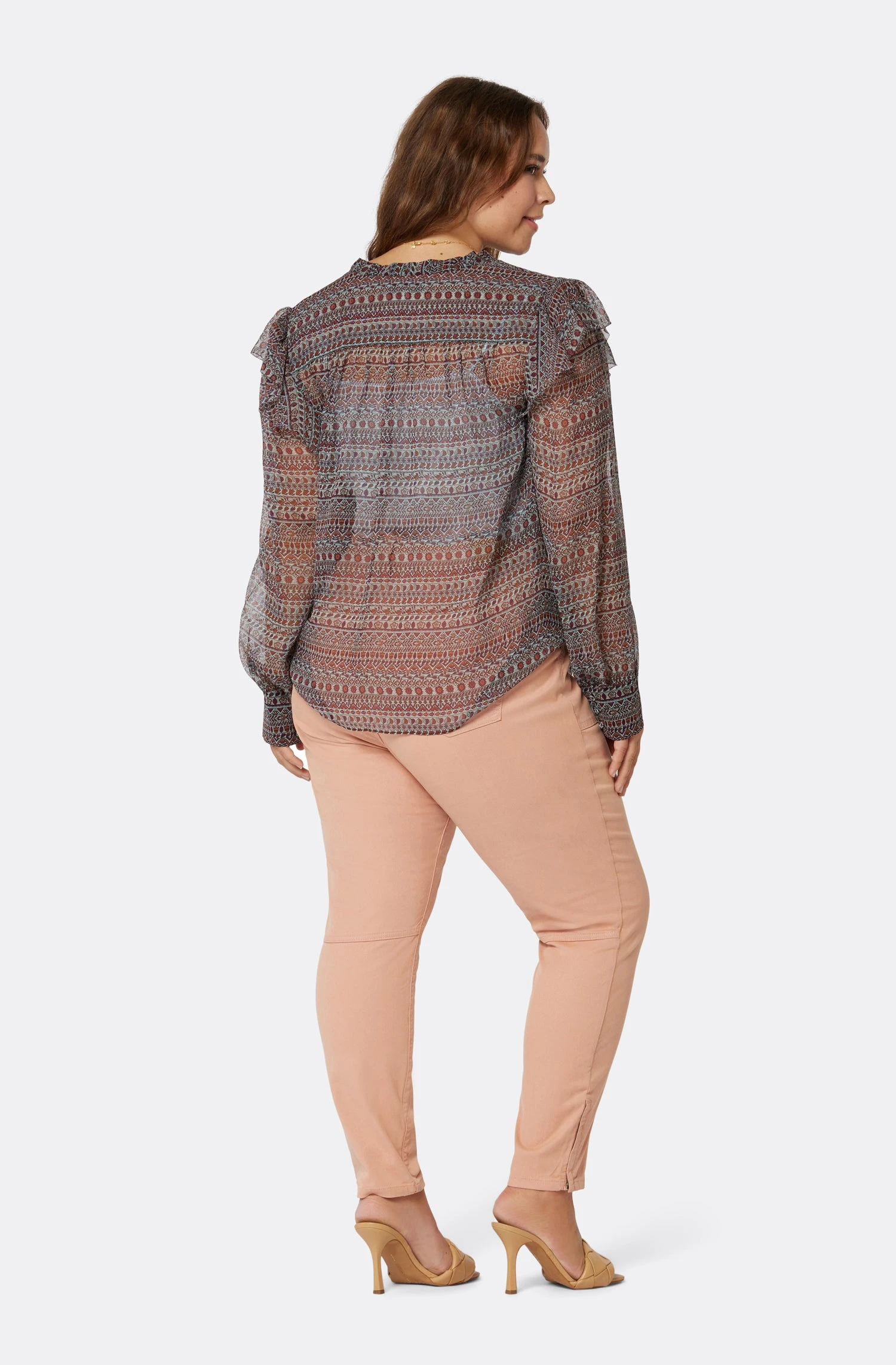 Joie Eloise Long Sleeve Silk Top - Image 8