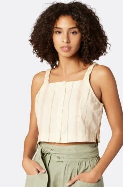 Joie Brook Sleeveless Linen Top