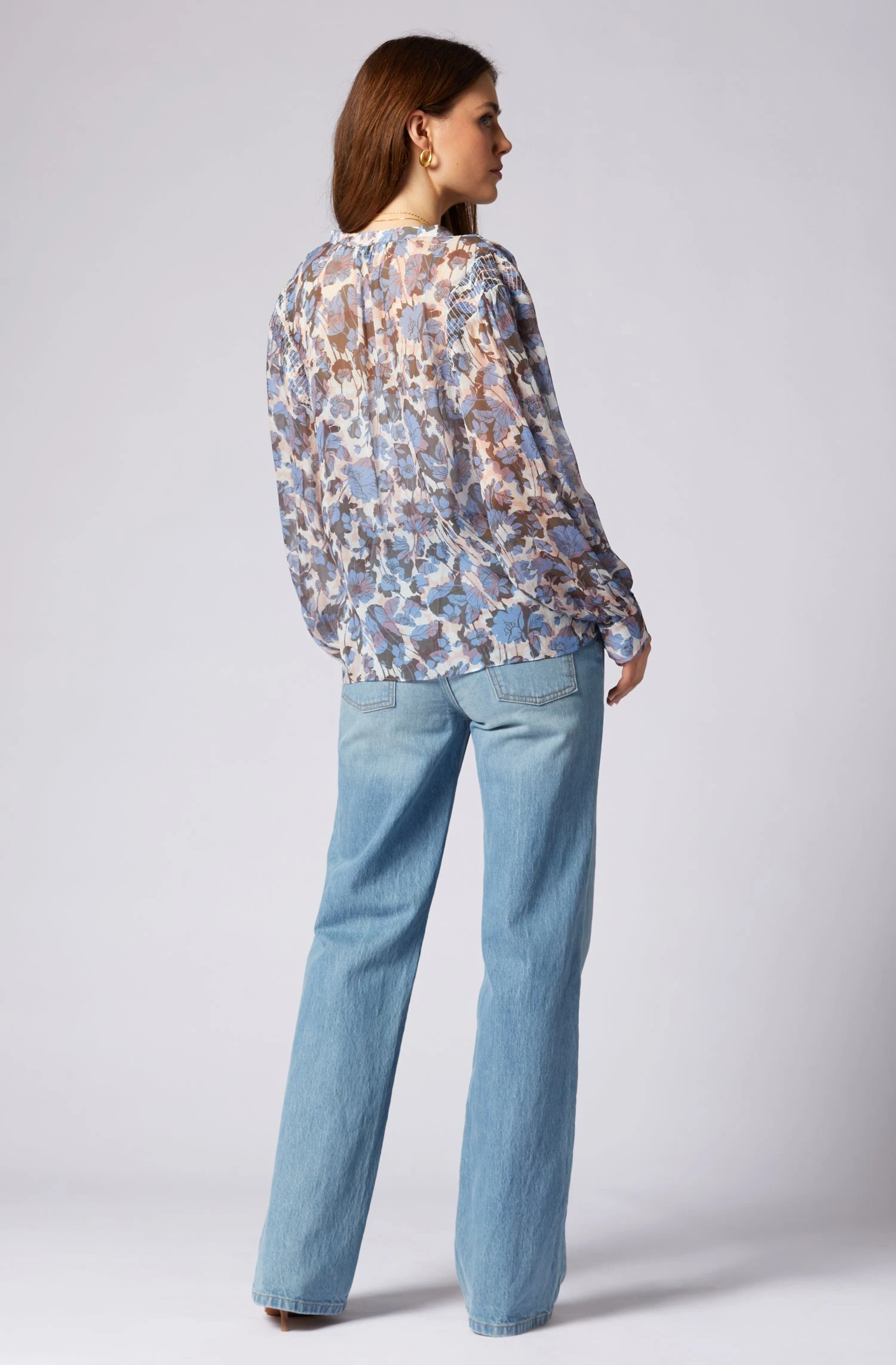 Joie Naomi Long Sleeve Silk Top - Image 4