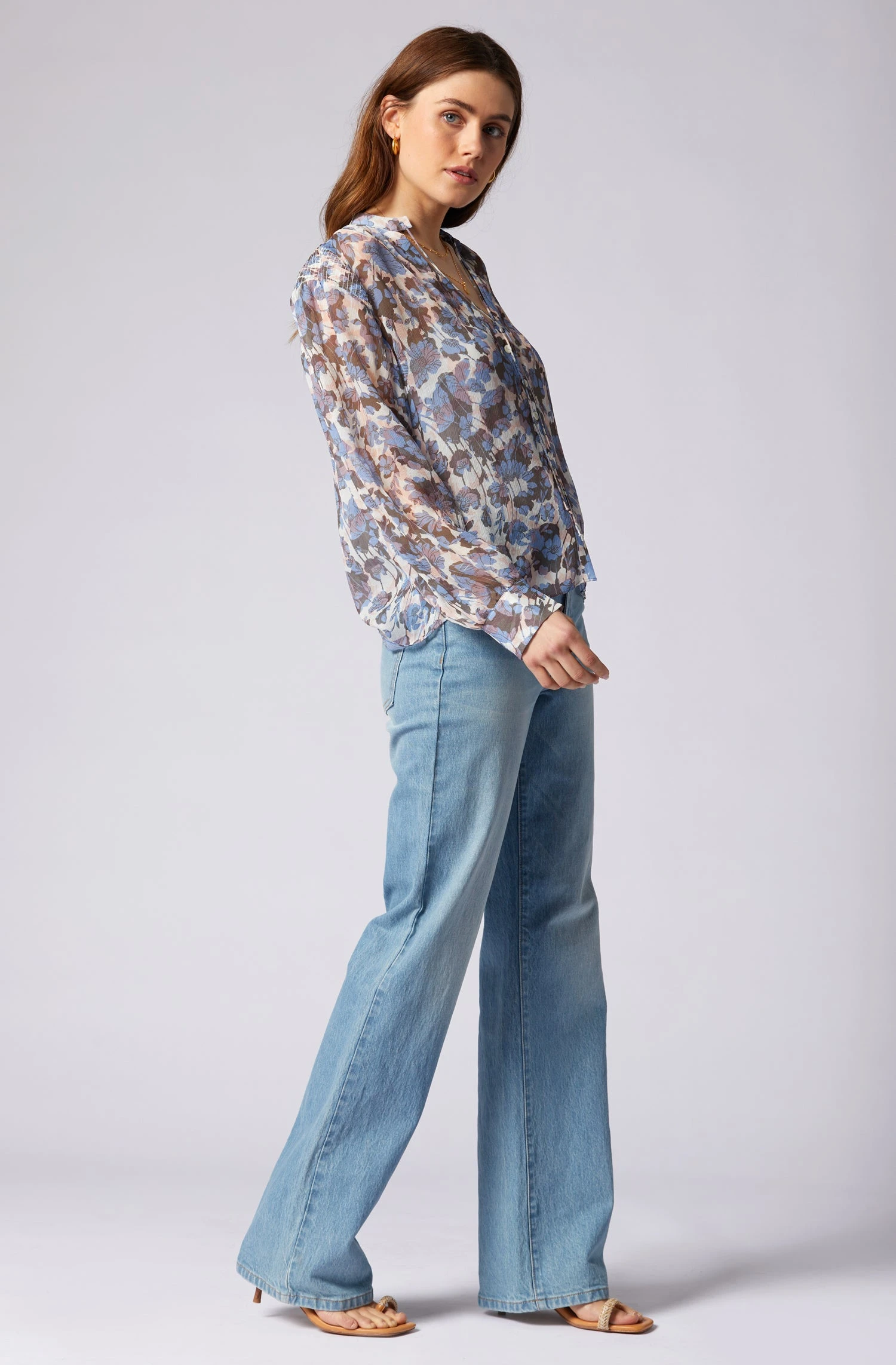 Joie Naomi Long Sleeve Silk Top - Image 3