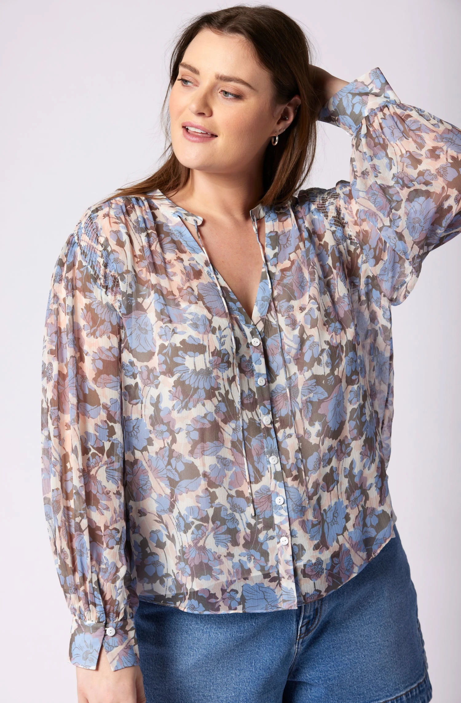 Joie Naomi Long Sleeve Silk Top - Image 9
