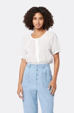 Joie Zola Short Sleeve Cotton Top