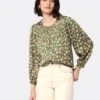 Joie Fanning Long Sleeve Top