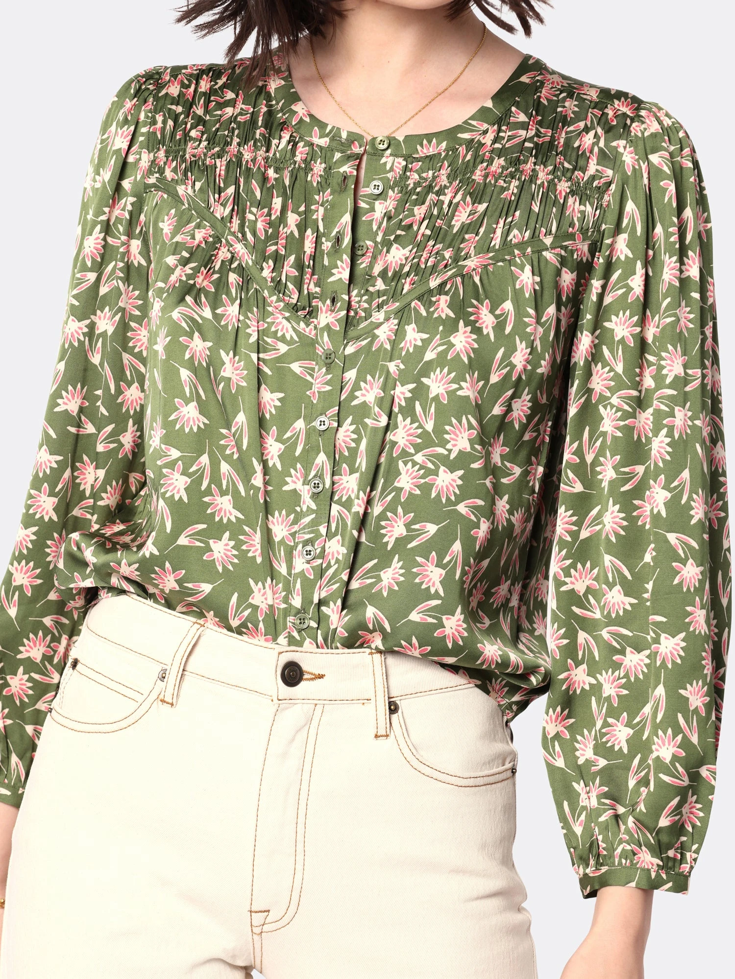Joie Fanning Long Sleeve Top - Image 3